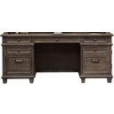 The appearance of Carson Wood Office Desk In Weathered Gray designed by Martin Furniture in the country / farmhouse interior design. This weathered gray piece of furniture was selected by 1StopBedrooms from Carson Collection to add a touch of cosiness and style into your home. Sku: IMCA689. Material: Wood.