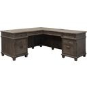 The appearance of Carson Wood Return L-Desk In Weathered Gray designed by Martin Furniture in the country / farmhouse interior design. This weathered gray piece of furniture was selected by 1StopBedrooms from Carson Collection to add a touch of cosiness and style into your home. Sku: IMCA684R-KIT. Material: Wood.