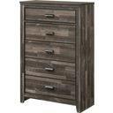 The appearance of Carter Chest In Brown designed by Crown Mark in the transitional interior design. This brown piece of furniture was selected by 1StopBedrooms from Carter Collection to add a touch of cosiness and style into your home. Sku: B6800-4. Material: MDF.