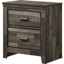 The appearance of Carter Night Stand In Brown designed by Crown Mark in the transitional interior design. This brown piece of furniture was selected by 1StopBedrooms from Carter Collection to add a touch of cosiness and style into your home. Sku: B6800-2. Material: MDF.