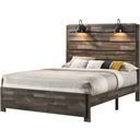 The appearance of Carter Queen Platform Bed In Brown designed by Crown Mark in the transitional interior design. This brown piece of furniture  was selected by 1StopBedrooms from Carter Collection to add a touch of cosiness and style into your home. Sku: B6800-Q-BED. Bed Type: Platform Bed. Bed Size: Queen. Material: MDF.