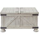 The appearance of Carynhurst Whitewash Coffee Table designed by Signature Design by Ashley in the transitional interior design. This white wash piece of furniture  was selected by 1StopBedrooms from Carynhurst Collection to add a touch of cosiness and style into your home. Sku: T929-20. Material: Wood.