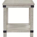 The appearance of Carynhurst Whitewash End Table designed by Signature Design by Ashley in the transitional interior design. This white wash piece of furniture  was selected by 1StopBedrooms from Carynhurst Collection to add a touch of cosiness and style into your home. Sku: T929-3. Material: Wood.