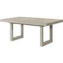 The appearance of Cascade Dovetail Extendable Rectangular Dining Table designed by Riverside Furniture in the modern / contemporary interior design. This beige piece of furniture was selected by 1StopBedrooms from Cascade Collection to add a touch of cosiness and style into your home. Sku: 73452;73449. Table Top Shape: Rectangular. Size: 42".