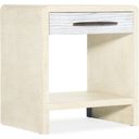 The appearance of Cascade One-Drawer Nightstand 6120-90015-05 designed by Hooker in the transitional interior design. This white piece of furniture was selected by 1StopBedrooms from Cascade Collection to add a touch of cosiness and style into your home. Sku: 6120-90015-05. Material: Resin.