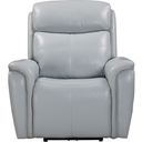 The appearance of Cascade Power Recliner In Seamist Grey designed by Parker House in the modern / contemporary interior design. This seamist grey piece of furniture was selected by 1StopBedrooms from Cascade Collection to add a touch of cosiness and style into your home. Sku: MCAS#812PH-SMGR. Material: Leather.