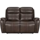The appearance of Cascade Power Reclining Loveseat In Auburn designed by Parker House in the transitional interior design. This auburn piece of furniture  was selected by 1StopBedrooms from Cascade Collection to add a touch of cosiness and style into your home. Sku: MCAS#822PH-AUBN. Material: Leather.