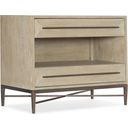 Cascade Two-Drawer Nightstand