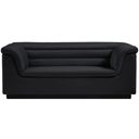 The appearance of Cascade Velvet Fabric Loveseat In Black designed by Meridian in the modern / contemporary interior design. This black piece of furniture was selected by 1StopBedrooms from Cascade Collection to add a touch of cosiness and style into your home. Sku: 192Black-L. Material: Velvet.