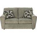 The appearance of Cascilla Loveseat In Pewter designed by Signature Design by Ashley in the modern / contemporary interior design. This pewter piece of furniture  was selected by 1StopBedrooms from Cascilla Collection to add a touch of cosiness and style into your home. Sku: 2680535. Material: Fabric.