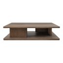 Casey Large Coffee Table In Dark Brown