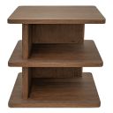 Casey Side Table In Dark Brown