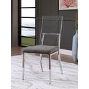 The appearance of Casper Side Chair Set of 2 In Chrome designed by Furniture of America in the modern / contemporary interior design. This chrome piece of furniture was selected by 1StopBedrooms from Casper Collection to add a touch of cosiness and style into your home. Sku: CM3654SC-2PK. Material: Acrylic.