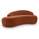 The appearance of Caspian 79 Inch Chenille Fabric Upholstered Loveseat In Cognac designed by Meridian in the modern / contemporary interior design. This cognac piece of furniture was selected by 1StopBedrooms from Caspian Collection to add a touch of cosiness and style into your home. Sku: 44033Cognac-L. Material: Chenille.