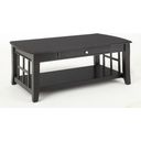 The appearance of Cassidy Ebony Cocktail Table designed by Steve Silver in the modern / contemporary interior design. This black piece of furniture was selected by 1StopBedrooms from Cassidy Collection to add a touch of cosiness and style into your home. Sku: HA250C. Material: Wood.