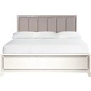 The appearance of Cassie King Bed In Off White designed by Steve Silver in the modern / contemporary interior design. This off white piece of furniture was selected by 1StopBedrooms from Cassie Collection to add a touch of cosiness and style into your home. Sku: CAS900KHB;CAS900KFB;CAS900SR. Bed Type: Panel Bed. Material: Wood. Bed Size: King.