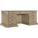 The appearance of Castella Executive Desk designed by Hooker in the traditional interior design. This medium wood piece of furniture was selected by 1StopBedrooms from Castella Collection to add a touch of cosiness and style into your home. Sku: 5878-10563-80. Material: Hickory.