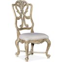 The appearance of Castella Wood Back Side Chair set of 2 designed by Hooker in the traditional interior design. This beige piece of furniture was selected by 1StopBedrooms from Castella Collection to add a touch of cosiness and style into your home. Sku: 5878-75411-80. Material: Wood.