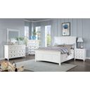 The appearance of Castile Full Bed In White designed by Furniture of America in the transitional interior design. This white piece of furniture was selected by 1StopBedrooms from Castile Collection to add a touch of cosiness and style into your home. Sku: CM7413WH-F-1;CM7413WH-F-2;CM7413WH-F-3;CM7413WH-4-DR. Bed Type: Storage Bed. Material: Wood. Bed Size: Full.