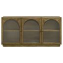 The appearance of Castlewood 71 Inch Dining Sideboard Buffet Server In Brown Oak designed by Coaster in the transitional interior design. This brown oak piece of furniture  was selected by 1StopBedrooms from Castlewood Collection to add a touch of cosiness and style into your home. Sku: 109355. Material: MDF.