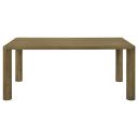 The appearance of Castlewood 71 Inch Rectangular Wood Dining Table In Brown Oak designed by Coaster in the transitional interior design. This brown oak piece of furniture  was selected by 1StopBedrooms from Castlewood Collection to add a touch of cosiness and style into your home. Sku: 109351B1;109351B2. Material: MDF. Table Top Shape: Rectangular. Size: 39" x 71".