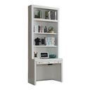 The appearance of Catalina Two Piece 40 Inch Library Desk And Hutch designed by Parker House in the transitional interior design. This cottage white piece of furniture was selected by 1StopBedrooms from Catalina Collection to add a touch of cosiness and style into your home. Sku: CAT#460H;CAT#461D. Material: Poplar.