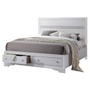 The appearance of Catherine Chic Full Platform Bed with Footboard Storage In White designed by Best Quality Furniture in the traditional interior design. This white piece of furniture was selected by 1StopBedrooms from Catherine Collection to add a touch of cosiness and style into your home. Sku: CATH-F-HB;CATH-F-DRW;CATH-F-SR. Bed Type: Platform Bed. Material: Wood. Bed Size: Full.