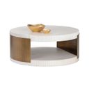 Cavette Coffee Table In White
