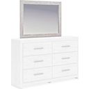 The appearance of Cayboni Bedroom Mirror In White Wash designed by Signature Design by Ashley in the transitional interior design. This white wash piece of furniture was selected by 1StopBedrooms from Cayboni Collection to add a touch of cosiness and style into your home. Sku: B3788-36. Material: Glass.