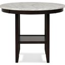 The appearance of Celeste 42 Inch Faux Marble Round Counter Table In Espresso designed by New Classic in the modern / contemporary interior design. This espresso piece of furniture was selected by 1StopBedrooms from Celeste Collection to add a touch of cosiness and style into your home. Sku: D400-12. Table Top Shape: Round. Material: Wood. Size: 42".