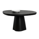 Celica 55 Inch Celica Dining Table In Black