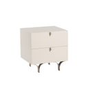 Celine Small Nightstand In Cream