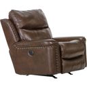 The appearance of Ceretti Power Wall Hugger Recliner In Brown designed by Catnapper in the traditional interior design. This brown piece of furniture was selected by 1StopBedrooms from Ceretti Collection to add a touch of cosiness and style into your home. Sku: 648804126959306959. Material: Leather.