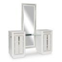 The appearance of Chalanna Vanity In White designed by Signature Design by Ashley in the modern / contemporary interior design. This white piece of furniture was selected by 1StopBedrooms from Chalanna Collection to add a touch of cosiness and style into your home. Sku: B822-22. Material: Glass.
