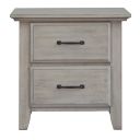 The appearance of Chandler 2 Drawer Nightstand In Stone Wash designed by Soho Baby in the transitional interior design. This stonewash piece of furniture was selected by 1StopBedrooms from Chandler Collection to add a touch of cosiness and style into your home. Sku: 44022930. Material: Wood.