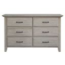 The appearance of Chandler 6 Drawer Dresser In Stone Wash designed by Soho Baby in the transitional interior design. This stonewash piece of furniture was selected by 1StopBedrooms from Chandler Collection to add a touch of cosiness and style into your home. Sku: 44036930. Material: Wood.