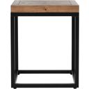 The appearance of Chantel 18 Inch Square End Table In Almond designed by Classic Home in the transitional interior design. This almond piece of furniture  was selected by 1StopBedrooms from Chantel Collection to add a touch of cosiness and style into your home. Sku: 51031144. Material: Pine Wood.