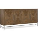 The appearance of Chapman Buffet designed by Hooker in the transitional interior design. This medium wood piece of furniture was selected by 1StopBedrooms from Chapman Collection to add a touch of cosiness and style into your home. Sku: 6033-75900-85. Material: Oak Veneer.