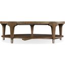 The appearance of Chapman Round Cocktail Table designed by Hooker in the transitional interior design. This medium wood piece of furniture  was selected by 1StopBedrooms from Chapman Collection to add a touch of cosiness and style into your home. Sku: 6033-80111-85. Material: Oak Veneer.