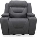The appearance of Chapman SG Power Recliner In Blue Gray designed by Liberty in the transitional interior design. This blue gray piece of furniture was selected by 1StopBedrooms from Chapman Collection to add a touch of cosiness and style into your home. Sku: 7019BG-12P. Material: Solid Hardwood.