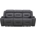 The appearance of Chapman Zero Gravity Power Reclining Sofa In Blue Gray designed by Liberty in the transitional interior design. This blue gray piece of furniture was selected by 1StopBedrooms from Chapman Collection to add a touch of cosiness and style into your home. Sku: 7019BG-32P. Material: Solid Hardwood.