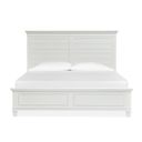 Charleston King Panel Bed In White