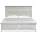 The appearance of Charleston Complete Queen Panel Bed In White designed by Magnussen in the traditional interior design. This white piece of furniture was selected by 1StopBedrooms from Charleston Collection to add a touch of cosiness and style into your home. Sku: B5611-54FWH;B5611-54HWH;B5611-54RWH. Bed Type: Panel Bed. Bed Size: Queen. Material: MDF.