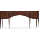 The appearance of Charleston Console Table In Dark Wood designed by Hooker in the traditional interior design. This dark wood piece of furniture was selected by 1StopBedrooms from Charleston Collection to add a touch of cosiness and style into your home. Sku: 6750-80161-85. Material: Cherry Veneer.