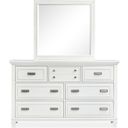 The appearance of Charleston Drawer Dresser In White designed by Magnussen in the country / farmhouse interior design. This white piece of furniture was selected by 1StopBedrooms from Charleston Collection to add a touch of cosiness and style into your home. Sku: B5611-20WH. Material: MDF.