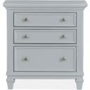 Charleston Drawer Nightstand In Grey