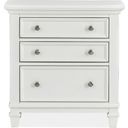 The appearance of Charleston Drawer Nightstand In White designed by Magnussen in the country / farmhouse interior design. This white piece of furniture was selected by 1StopBedrooms from Charleston Collection to add a touch of cosiness and style into your home. Sku: B5611-01WH. Material: MDF.