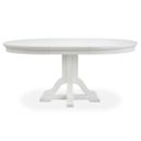 The appearance of Charleston Extendable 48 Inch Round Dining Table In White Dove designed by Magnussen in the traditional interior design. This white dove piece of furniture was selected by 1StopBedrooms from Charleston Collection to add a touch of cosiness and style into your home. Sku: D5611-22WH. Table Top Shape: Round. Size: 48". Material: Hardwood.