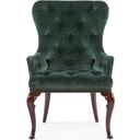 The appearance of Charleston Host Chair Set of 2 In Green designed by Hooker in the traditional interior design. This green piece of furniture  was selected by 1StopBedrooms from Charleston Collection to add a touch of cosiness and style into your home. Sku: 6750-75500-37. Material: Fabric.