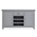 The appearance of Charleston Server In Harbor Gray designed by Magnussen in the traditional interior design. This harbor gray piece of furniture was selected by 1StopBedrooms from Charleston Collection to add a touch of cosiness and style into your home. Sku: D5611-15GY. Material: Hardwood.